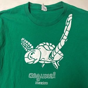 Cozumel Mexico Turtle Shirt Large